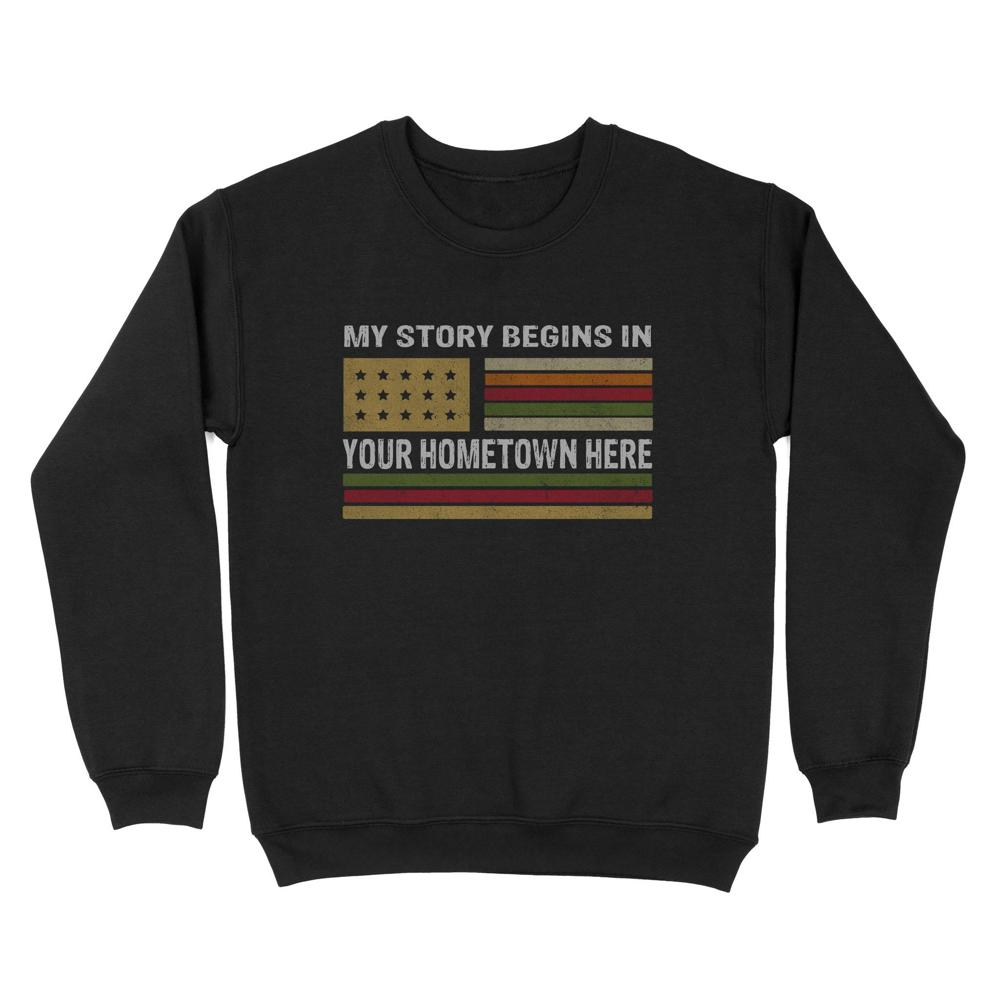 My Story begins | Custom city Standard Crew Neck Sweatshirt My Story begins | Custom city Standard Crew Neck Sweatshirt