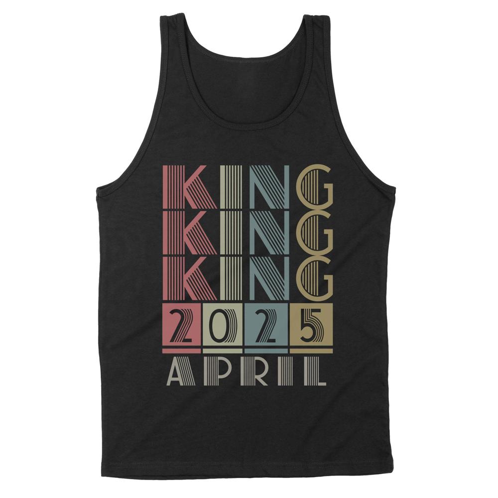 King Retro Vintage Birthday Gift | Custom year Standard Tank King Retro Vintage Birthday Gift | Custom year Standard Tank