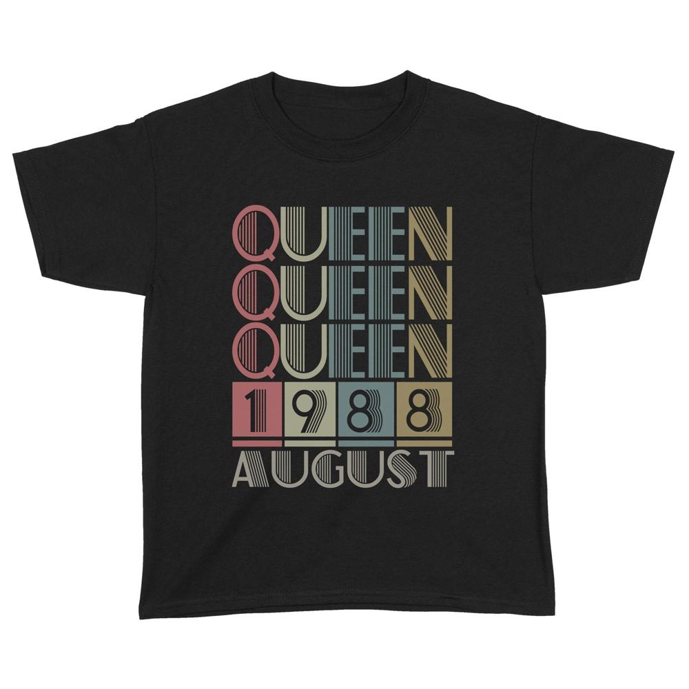 Queen Retro Vintage Birthday Gift | Custom year Standard Youth T-Shirt Queen Retro Vintage Birthday Gift | Custom year Standard Youth T-Shirt