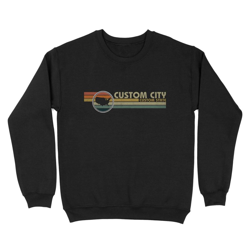City Vintage 1980s style | Custom city Standard Crew Neck Sweatshirt City Vintage 1980s style | Custom city Standard Crew Neck Sweatshirt