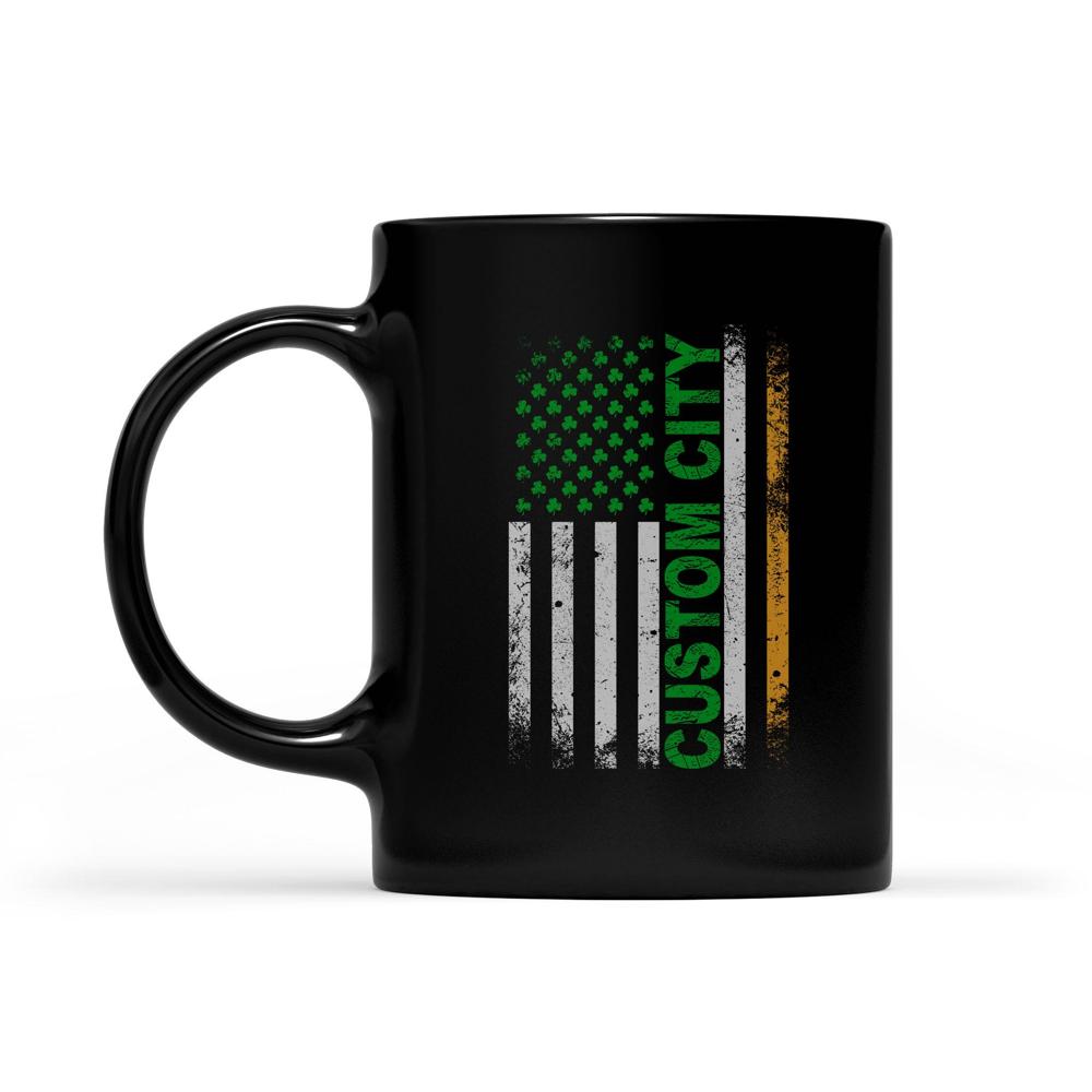 Irish American Flag | Custom city Mug Irish American Flag | Custom city Mug
