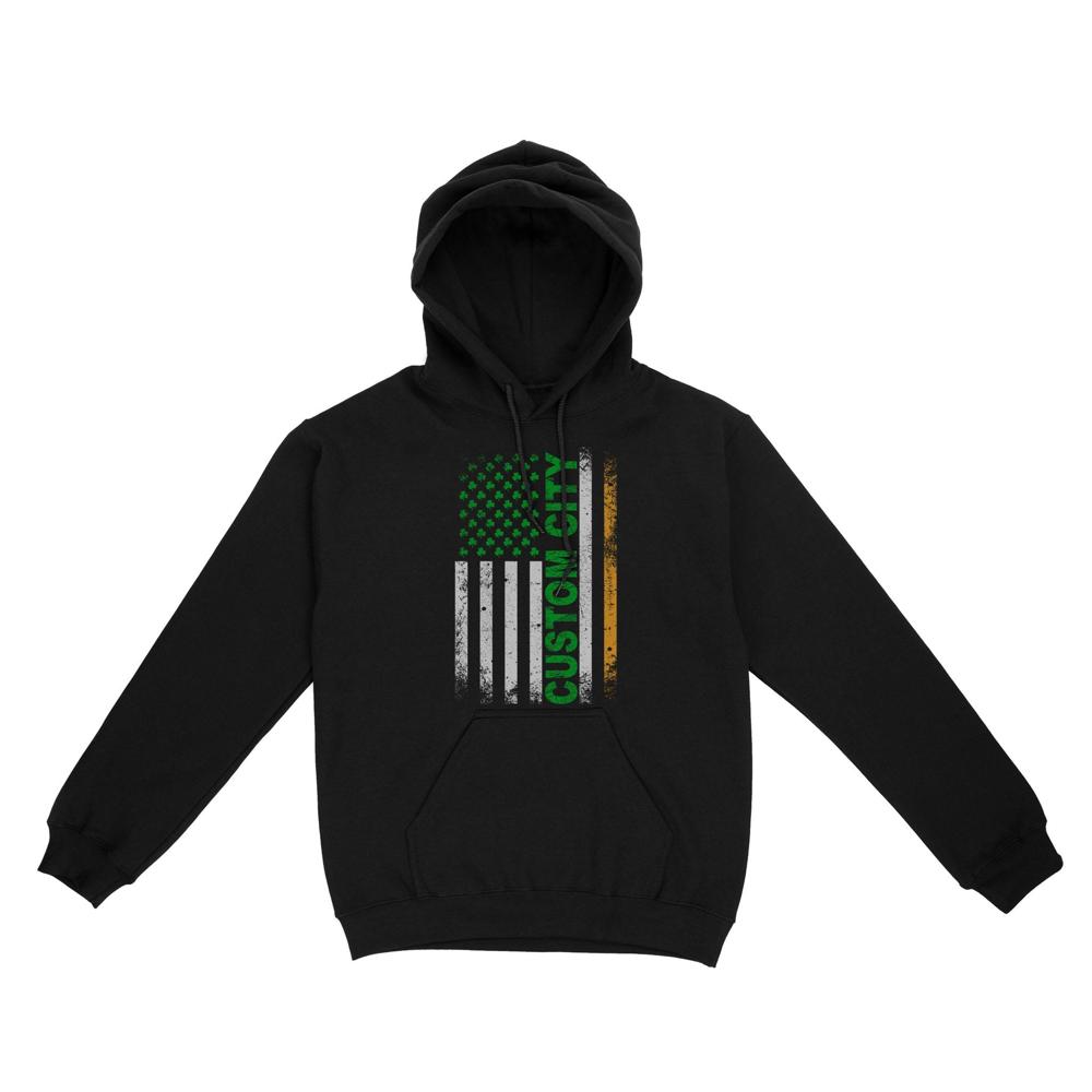 Irish American Flag | Custom city Standard Hoodie Irish American Flag | Custom city Standard Hoodie