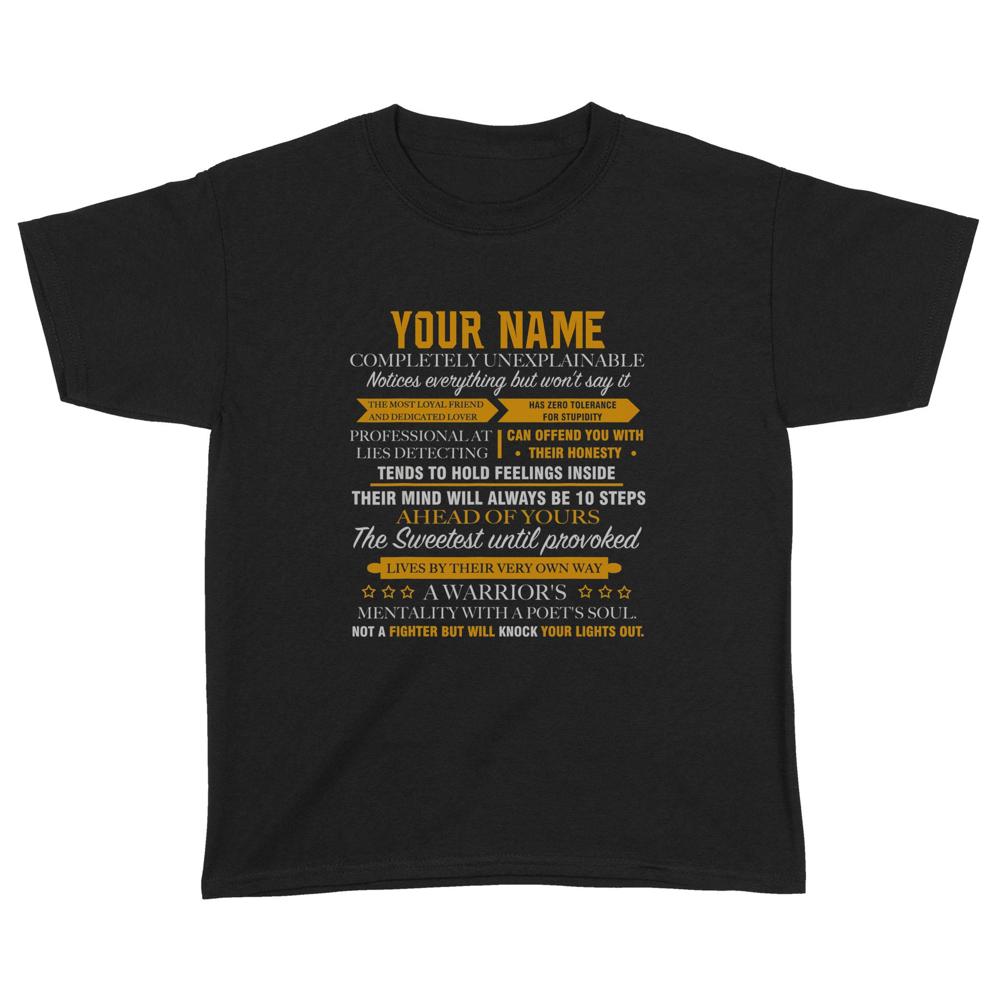 Completely Unexplainable | Custom name Standard Youth T-Shirt Completely Unexplainable | Custom name Standard Youth T-Shirt