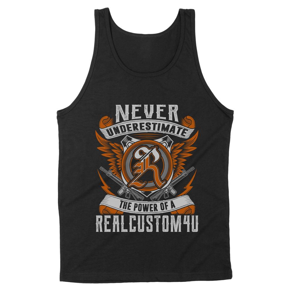 Never Underestimate Personalized Name | Custom name Standard Tank Never Underestimate Personalized Name | Custom name Standard Tank