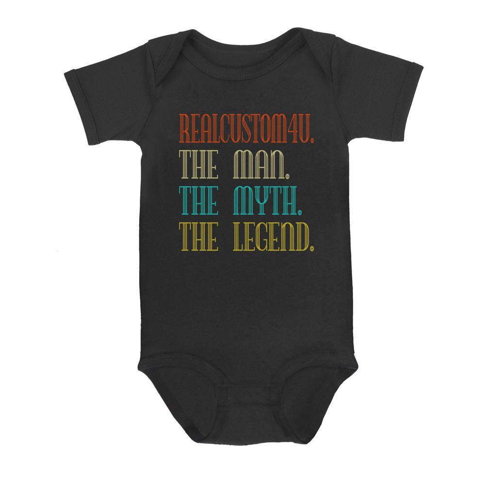The Man The Myth The Legend | Custom name Baby Onesie The Man The Myth The Legend | Custom name Baby Onesie